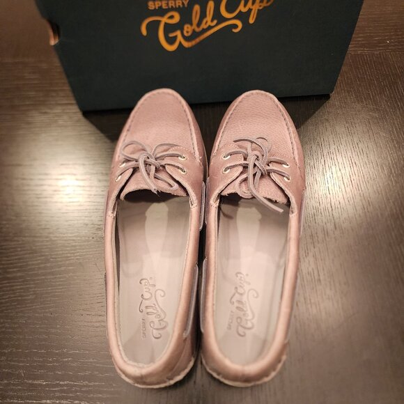 Men's Sperry Gold Cup A/O 2Eye Tumbled Leather Grey Boat/Deck Shoes Sz‎ 15M NWB - Picture 13 of 16